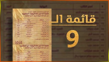 كتارا تعلن عن قائمة الـ9 لجائزة كتارا للرواية العربية